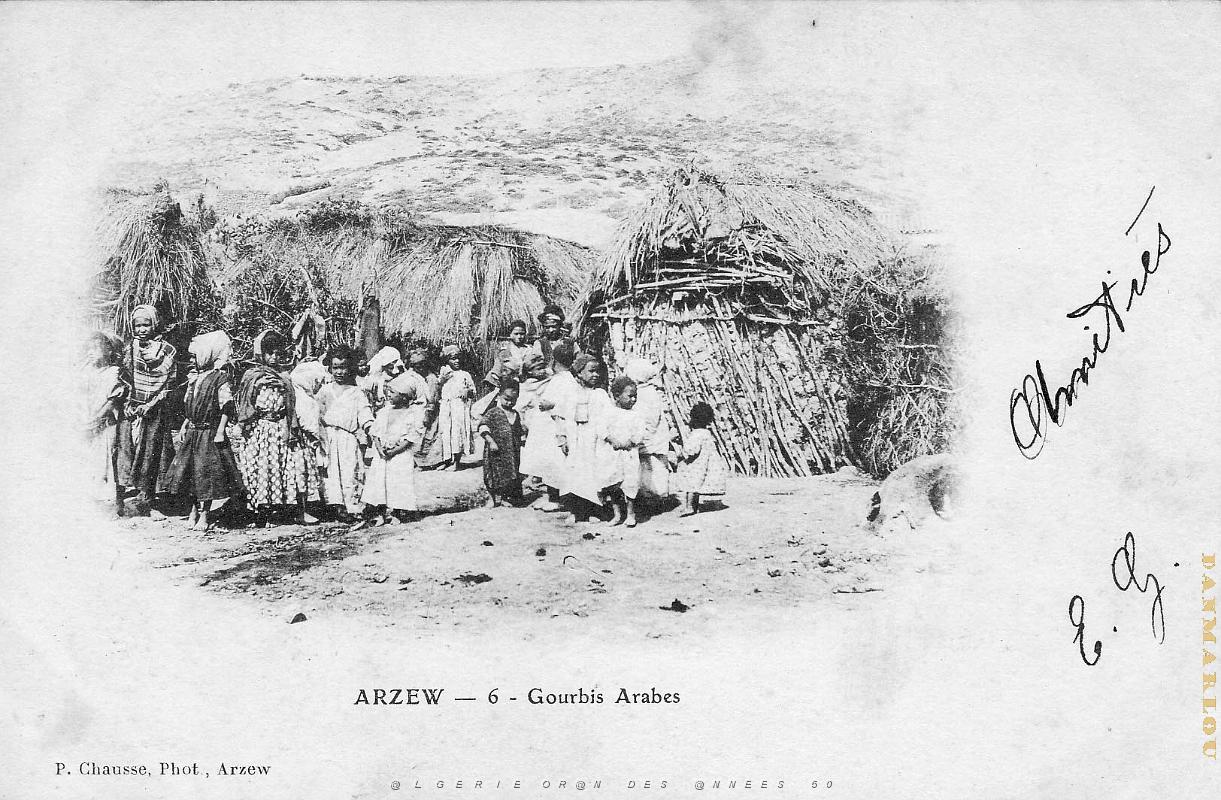 ARZEW Gourbis Arabes 1903.jpg